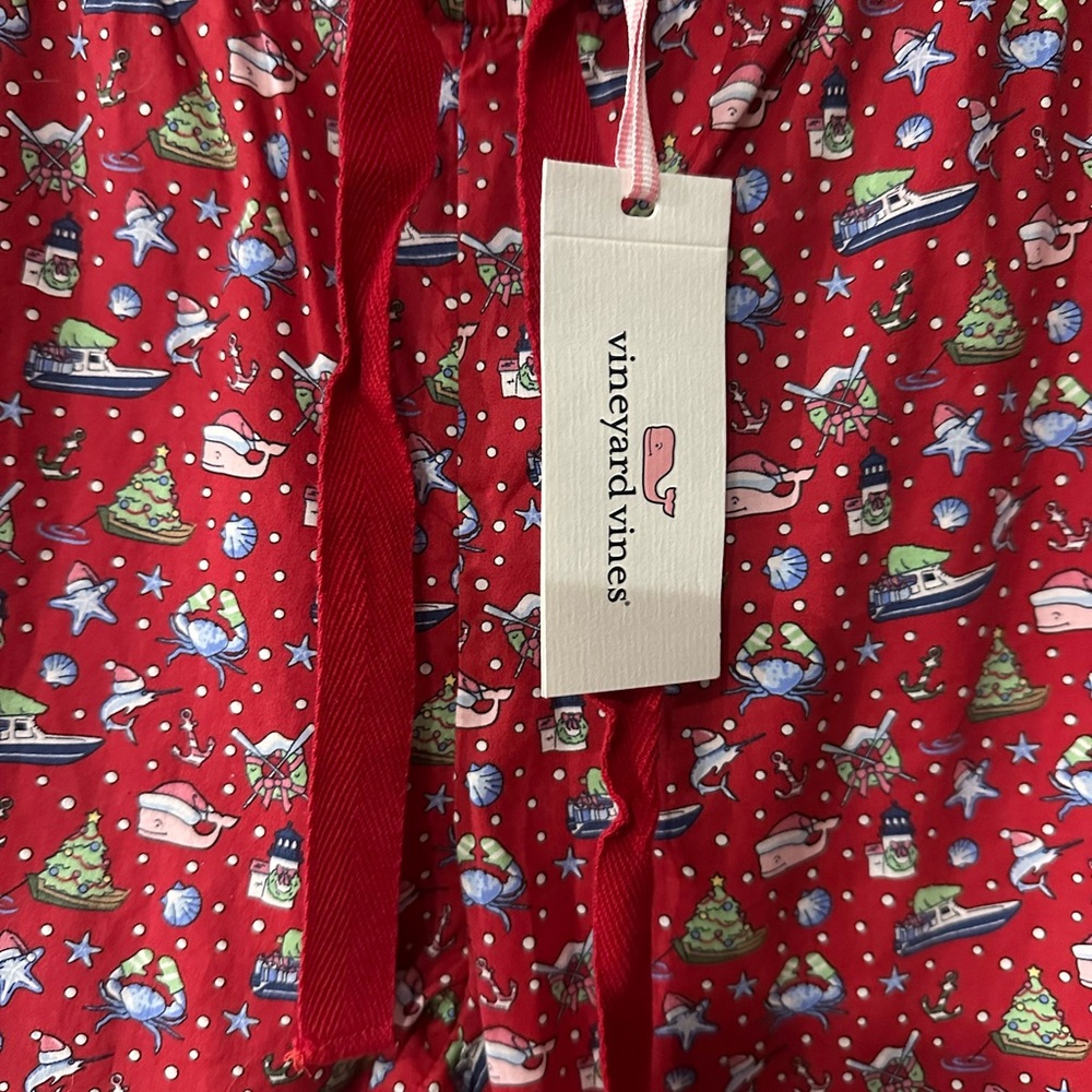 Vineyard vines Christmas Pajama pants. Ladies small- nwt. - Picture 4 of 5